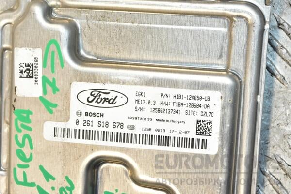 Блок керування двигуном Ford Fiesta 1.1 12V 2017 0261S18678 365831 - 2