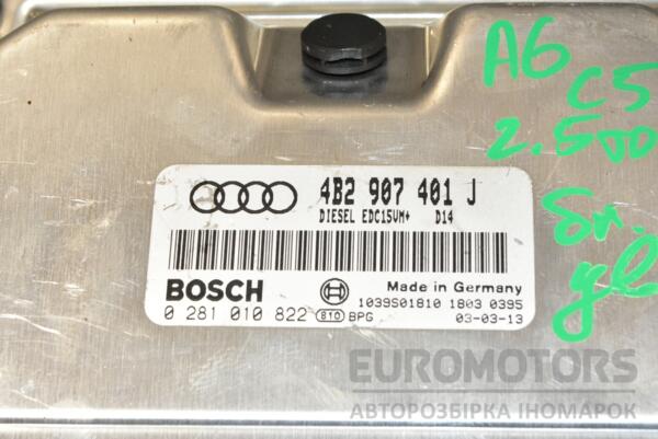 Блок керування двигуном Audi A6 2.5tdi (C5) 1997-2004 0281010822 365854 - 2