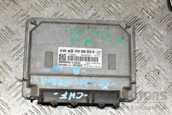 Блок управления двигателем Skoda Fabia 1.2 6V 2007-2014 03D906023N 365907 euromotors.com.ua