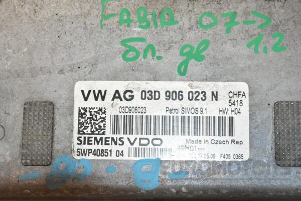 Блок керування двигуном Skoda Fabia 1.2 6V 2007-2014 03D906023N 365907 - 2