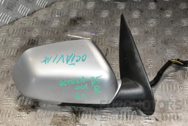 Зеркало правое с повторителем электр 6 пинов -09 Skoda Octavia (A5) 2004-2013 1Z1857502BK 366285 - 2