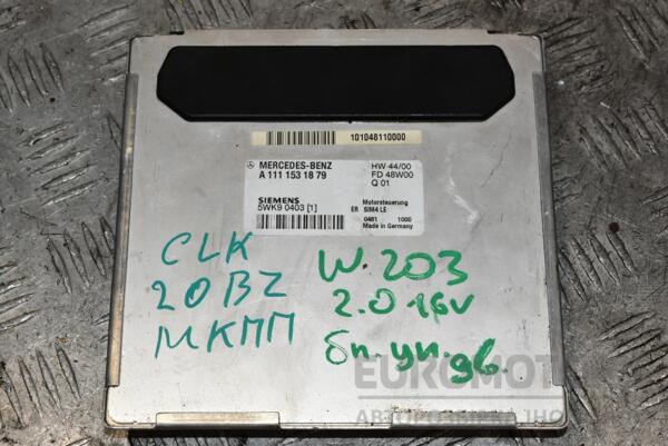 Блок управления двигателем Mercedes C-class 2.0 16V (W203) 2000-2007 A1111531879 366629 euromotors.com.ua
