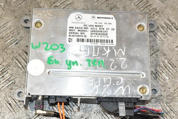 Блок управления телефоном Mercedes C-class (W203) 2000-2007 A2118702726 367066 euromotors.com.ua