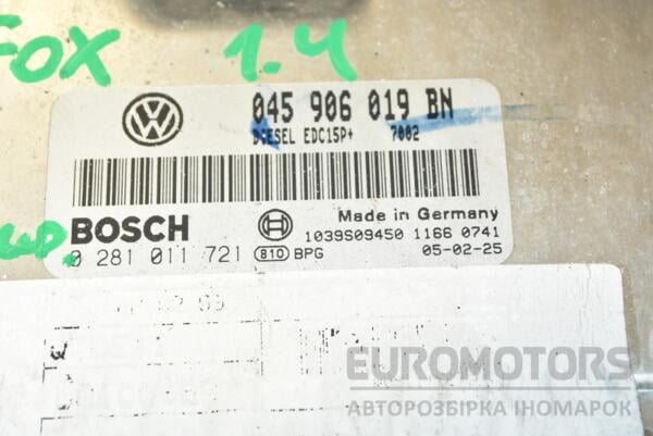 Блок керування двигуном VW Fox 1.4tdi 2005-2011 045906019BN 367202 - 2