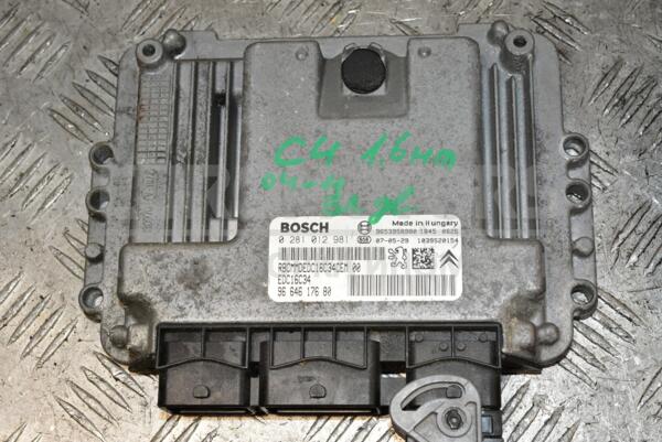 Блок управления двигателем Citroen C4 1.6hdi 2004-2011 0281012981 367491 euromotors.com.ua