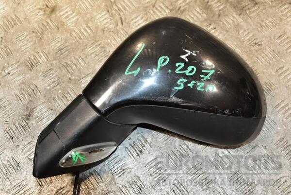 Зеркало левое электр 2 фишки 5+2пина (дефект) Peugeot 207 2006-2013 96806498XT 367536 - 3
