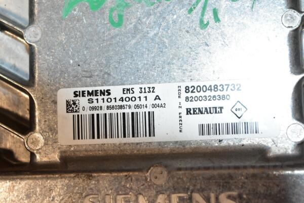 Блок управления двигателем комплект Renault Logan 1.4 8V 2005-2014 S110140011A 367799 - 2