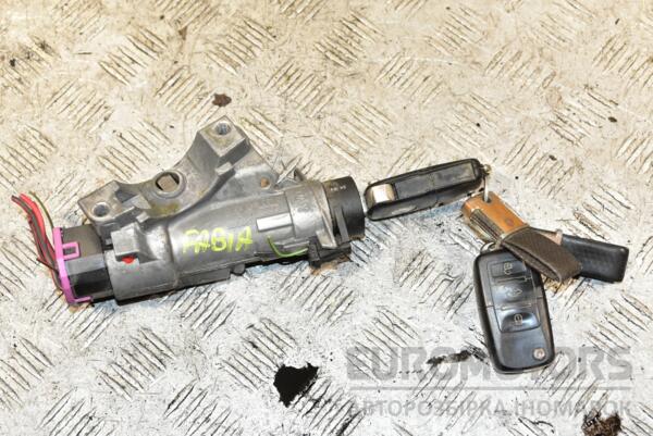 Замок запалювання в зборі ключ Skoda Fabia 1999-2007 4B0905851C 369431 euromotors.com.ua