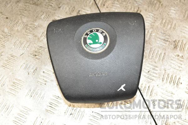 Подушка безопасности руль Airbag Skoda Fabia 2007-2014 5J0880201D 369441 euromotors.com.ua