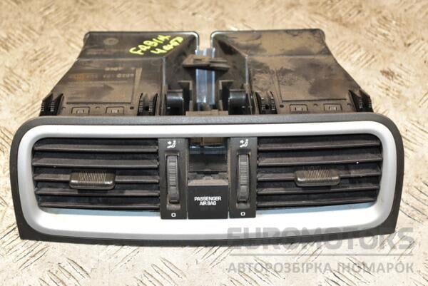 Дефлектор повітряний центральний Skoda Fabia 2007-2014 5J0820951C 369475 euromotors.com.ua