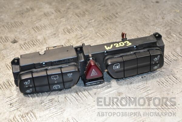 Блок кнопок аварийка Mercedes C-class (W203) 2000-2007 A2038219679 369665 euromotors.com.ua