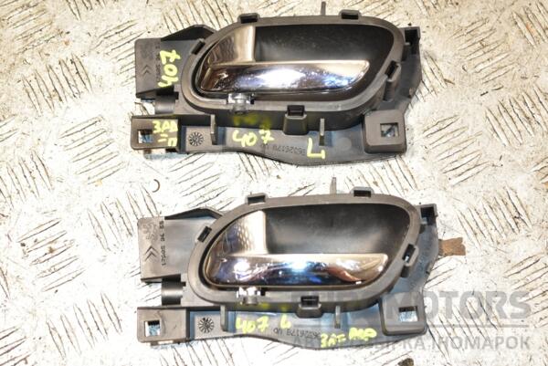 Ручка двери внутренняя левая Peugeot 407 2004-2010 96526178VD 369856 euromotors.com.ua