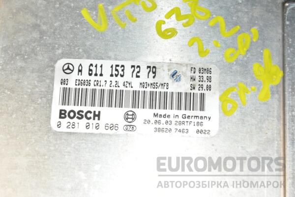 Блок керування двигуном Mercedes Vito 2.2cdi (W638) 1996-2003 A6111537279 369871 - 2