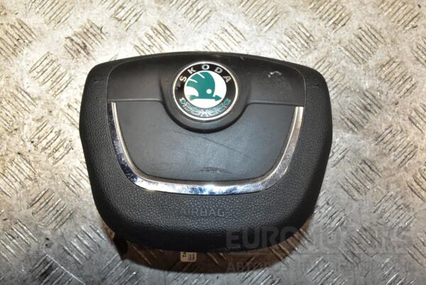 Подушка безопасности руль Airbag Skoda Octavia (A5) 2004-2013 1Z0880201AR 370236 euromotors.com.ua