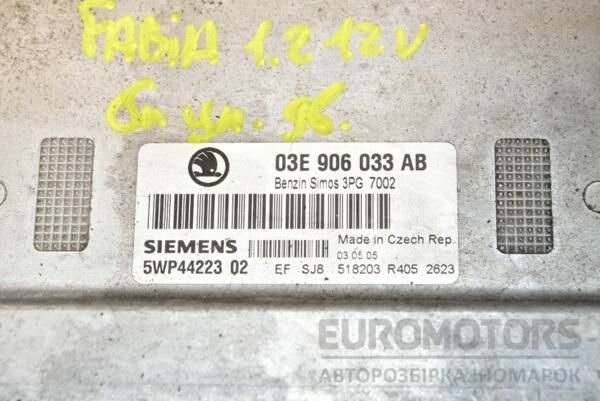 Блок керування двигуном Skoda Fabia 1.2 12V 2007-2014 03E906033AB 370259 - 2