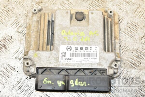 Блок управления двигателем Skoda Octavia 2.0tdi (A5) 2004-2013 03L906018DA 370267 euromotors.com.ua