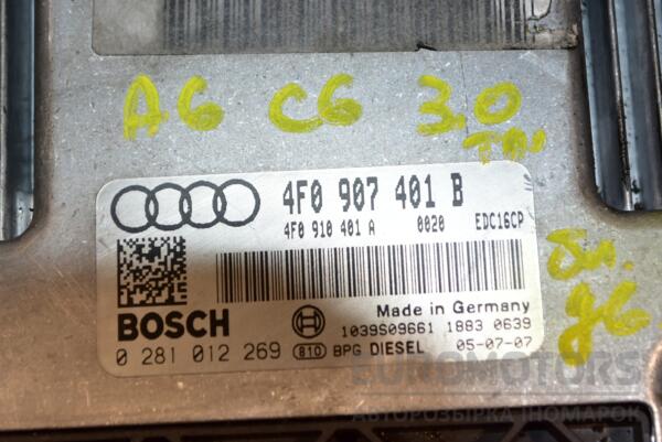 Блок керування двигуном Audi A6 3.0tdi (C6) 2004-2011 0281013173 370535 - 2