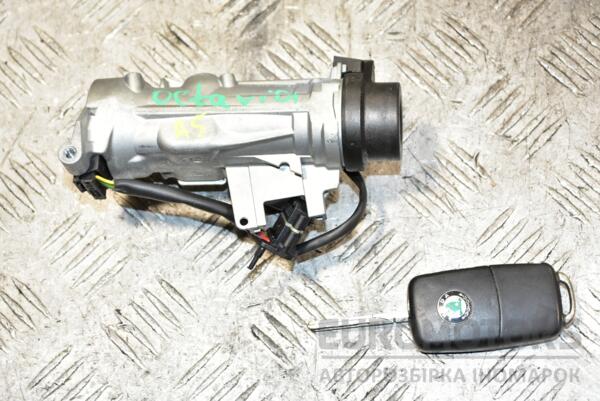 Замок зажигания в сборе ключ Skoda Octavia (A5) 2004-2013 1K0905851B 371199 euromotors.com.ua