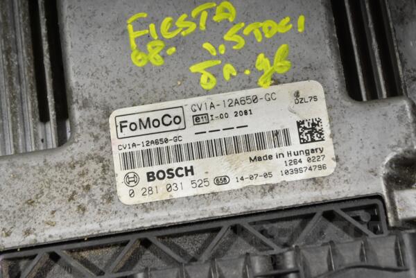 Блок управления двигателем Ford Fiesta 1.5tdci 2008 CV1A12A650GC 371561 - 2