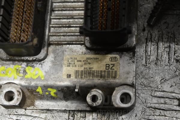 Блок управления двигателем комплект Opel Corsa 1.2 16V (C) 2000-2006 09115112 371919 - 2