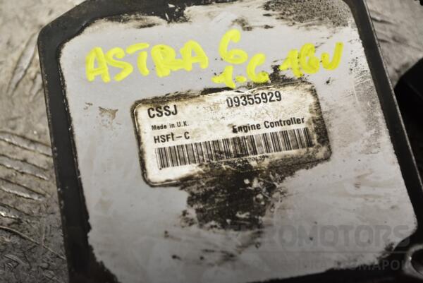 Блок управління двигуном комплект Opel Astra 1.6 16V (G) 1998-2005 09355929 371921 - 2