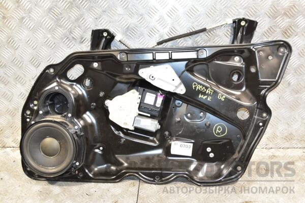 Склопідйомник передній правий електро VW Passat (B6) 2005-2010 3C1837756F 373363 euromotors.com.ua