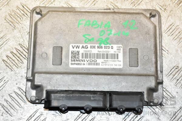 Блок управления двигателем Skoda Fabia 1.2 12V 2007-2014 03E906023Q 376587 euromotors.com.ua