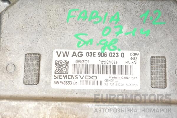 Блок управления двигателем Skoda Fabia 1.2 12V 2007-2014 03E906023Q 376587 - 2