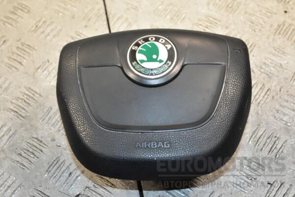 Подушка безпеки кермо Airbag Skoda Fabia 2007-2014 5J0880201H 376607 euromotors.com.ua