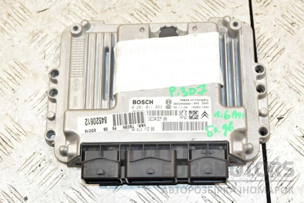 Блок керування двигуном Peugeot 307 1.6hdi 2001-2008 0281011863 376639 euromotors.com.ua