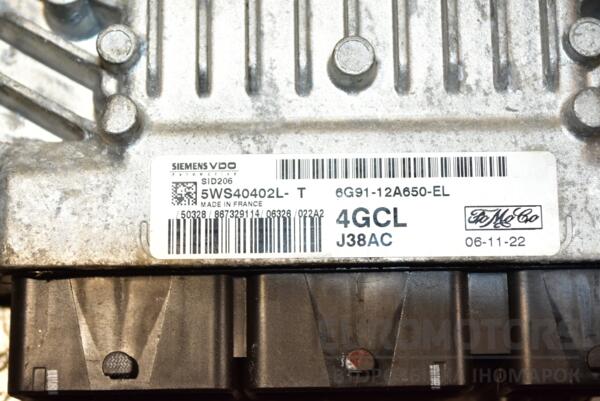 Блок керування двигуном Ford S-Max 2.0tdci 2006-2015 6G9112A650EL 376652 - 2