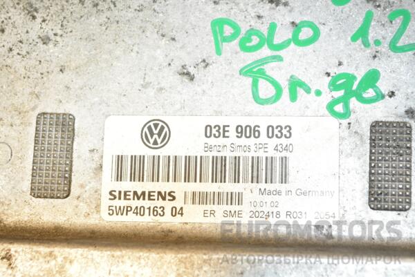 Блок управления двигателем VW Polo 1.2 12V 2001-2009 03E906033 376767 - 2