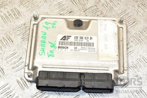 Блок управления двигателем VW Sharan 1.9tdi 1995-2010 038906019BH 376828 euromotors.com.ua