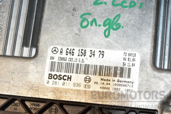 Блок керування двигуном Mercedes C-class 2.2cdi (W203) 2000-2007 A6461503479 376832 - 2