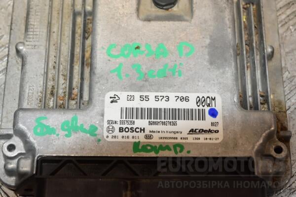 Блок управління двигуном комплект Opel Corsa 1.3cdti (D) 2006-2014 55573706 377453 - 2