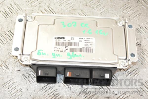 Блок управления двигателем Peugeot 307 1.6 16V (CC) 2003-2008 9654823880 377455 euromotors.com.ua
