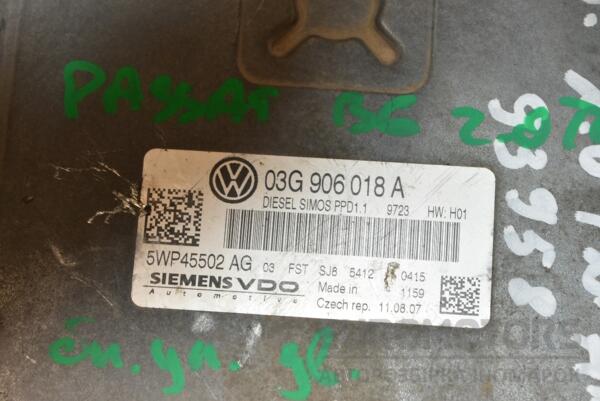 Блок управления двигателем VW Passat 2.0tdi (B6) 2005-2010 03G906018A 377460 - 2
