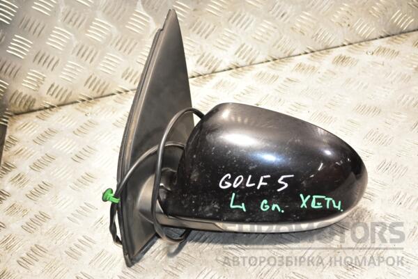 Зеркало левое электр 6 пинов VW Golf (V) 2003-2008 1K1857501 377551 - 2