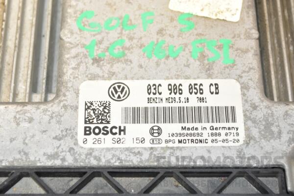 Блок управления двигателем VW Golf 1.6 16V FSI (V) 2003-2008 03C906056CB 377623 - 2