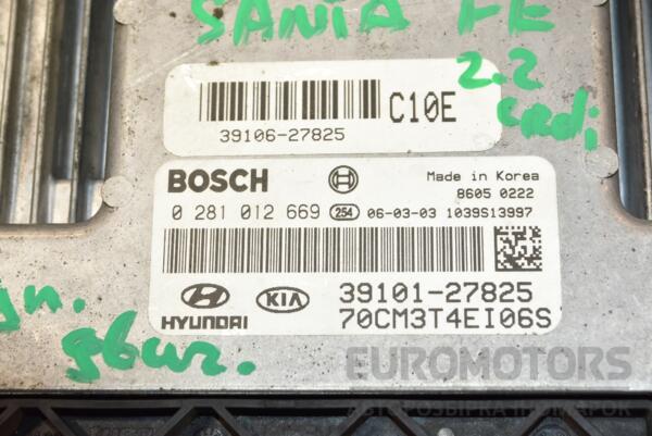 Блок управления двигателем Hyundai Santa FE 2.2crdi 2006-2012 3910127825 377633 - 2