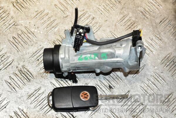 Замок запалювання в зборі ключ VW Golf (V) 2003-2008 1K0905851B 377670 euromotors.com.ua