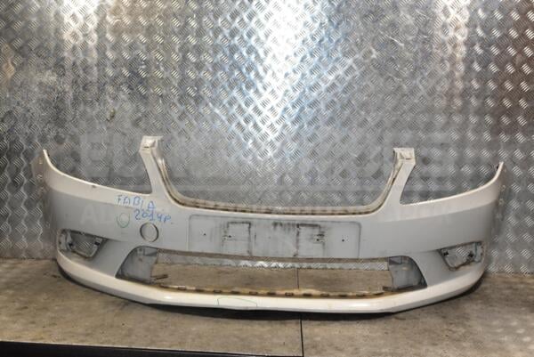 Бампер передний 10- (дефект) Skoda Fabia 2007-2014 5J0807221H 378107 euromotors.com.ua
