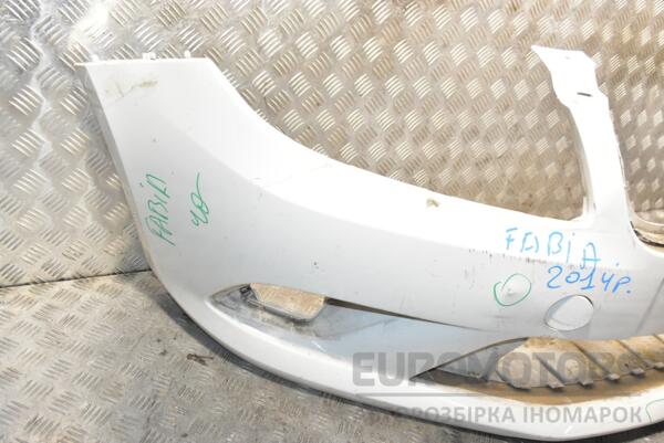 Бампер передний 10- (дефект) Skoda Fabia 2007-2014 5J0807221H 378107 - 3