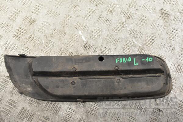Решетка переднего бампера левая -10 Skoda Fabia 2007-2014 5J0807367 378126 - 2
