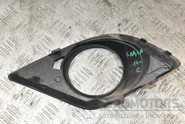 Накладка бампера под птф правая 10- Skoda Fabia 2007-2014 5J0807368B 378210 - 2