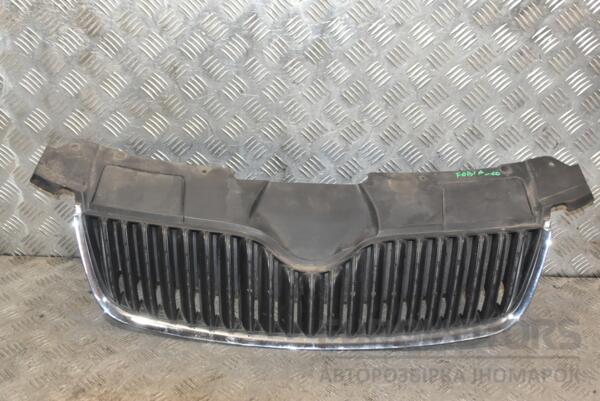 Решітка радіатора -10 Skoda Fabia 2007-2014 5J0853668A 378251 euromotors.com.ua