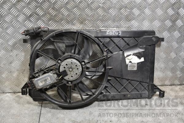 Вентилятор радиатора 7 лопастей в сборе с диффузором Ford Focus (II) 2004-2011 3M5H8C607RJ 379511 - 2