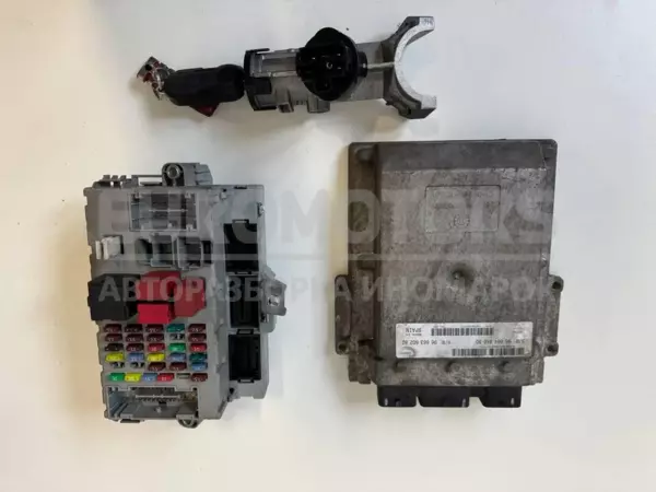 Блок управления двигателем (полный комплект зажигания) Peugeot Boxer 2.2hdi 2006-2014 9666360280 it-11265 Дизель euromotors.com.ua