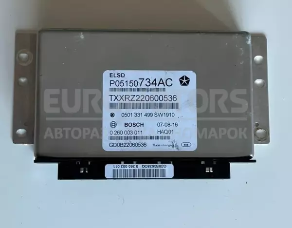 Блок керування автоматичною коробкою передач Jeep Grand Cherokee 3.0crd 2010 P05150734AC it-10240 Дизель euromotors.com.ua
