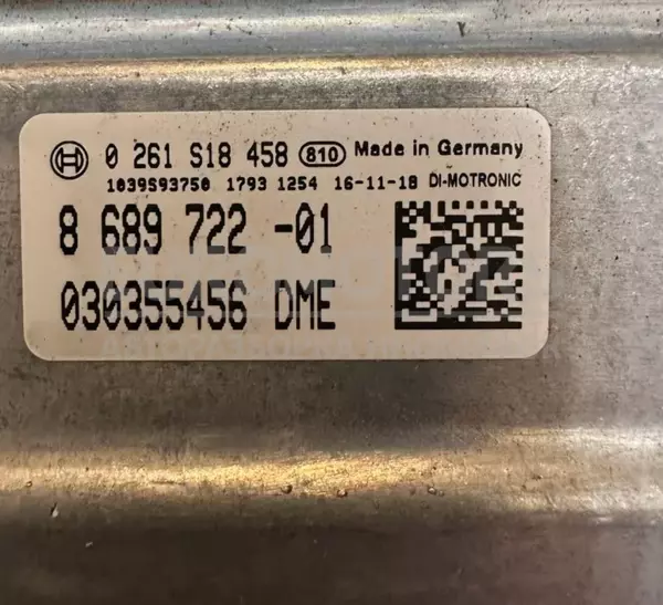 Блок керування двигуном BMW 1 2.0 16V (F20) 2010 0261S18458 it-10276 Бензин - 3